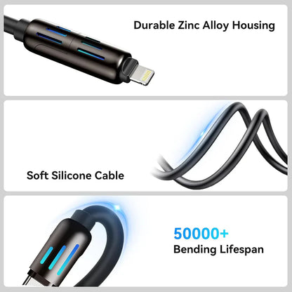 4-in-1 Multi USB Charging Cable | كابل شحن USB متعدد 4 في 1